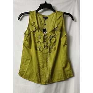 Talbots Olive Green Sleeveless Top